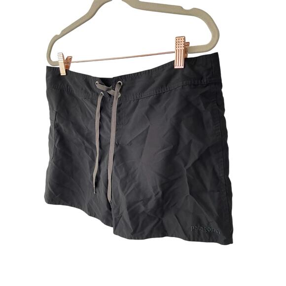 Patagonia Meridian Board Shorts Swim Trunks Swimwear Drawstring Black Size 6 - Picture 2 of 6